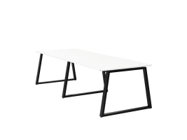 Cтол для переговоров, на A-обазном каркасе 2300x1200x750 RM083-230x120 Белый/Черный