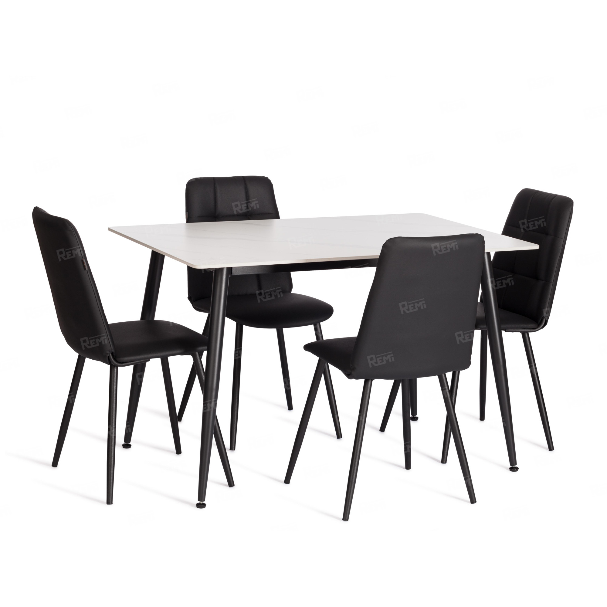 Стул обеденный Asti Черный/Черный, Экокожа (арт. 24843)