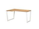 Стол угловой, U-опора, левый 1800x800/1000x750, RM051-18x8-10 Дуб Юстус/Белый