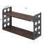 Полка настенная 900x300x500 RM192-90x30 Дуб Апрельский шоколад/Серый