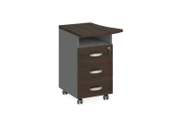 BRL RB086-57х60L Тумба приставная левая 570х600х740 Венге/Серый вулканический