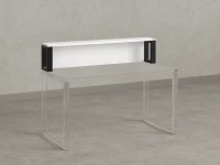 Надстройка для стола 800x200x300 RM208-80x40 Белый/Черный
