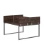 Бенч-система, 2 рабочих места, 5 ЛДСП экранов 1200x1200x750 RM169-4-12x12 Дуб Апрельский шоколад/Серый