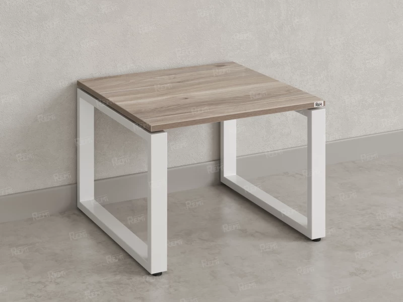 Журнальный стол с полкой 1200x600x550 RM182-12x6 Дуб Маувелла/Белый