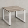 Журнальный стол с полкой 1200x600x550 RM182-12x6 Дуб Маувелла/Белый