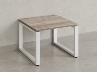 Журнальный стол с полкой 1200x600x550 RM182-12x6 Дуб Маувелла/Белый