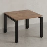 Журнальный стол с полкой 600x700x550 RM183-6x7 Дуб Юстус/Черный