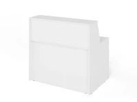 Блок ресепшн RLG068 с полкой 160x90x125 Белый, Серия ЛАЙТ | LIGHT