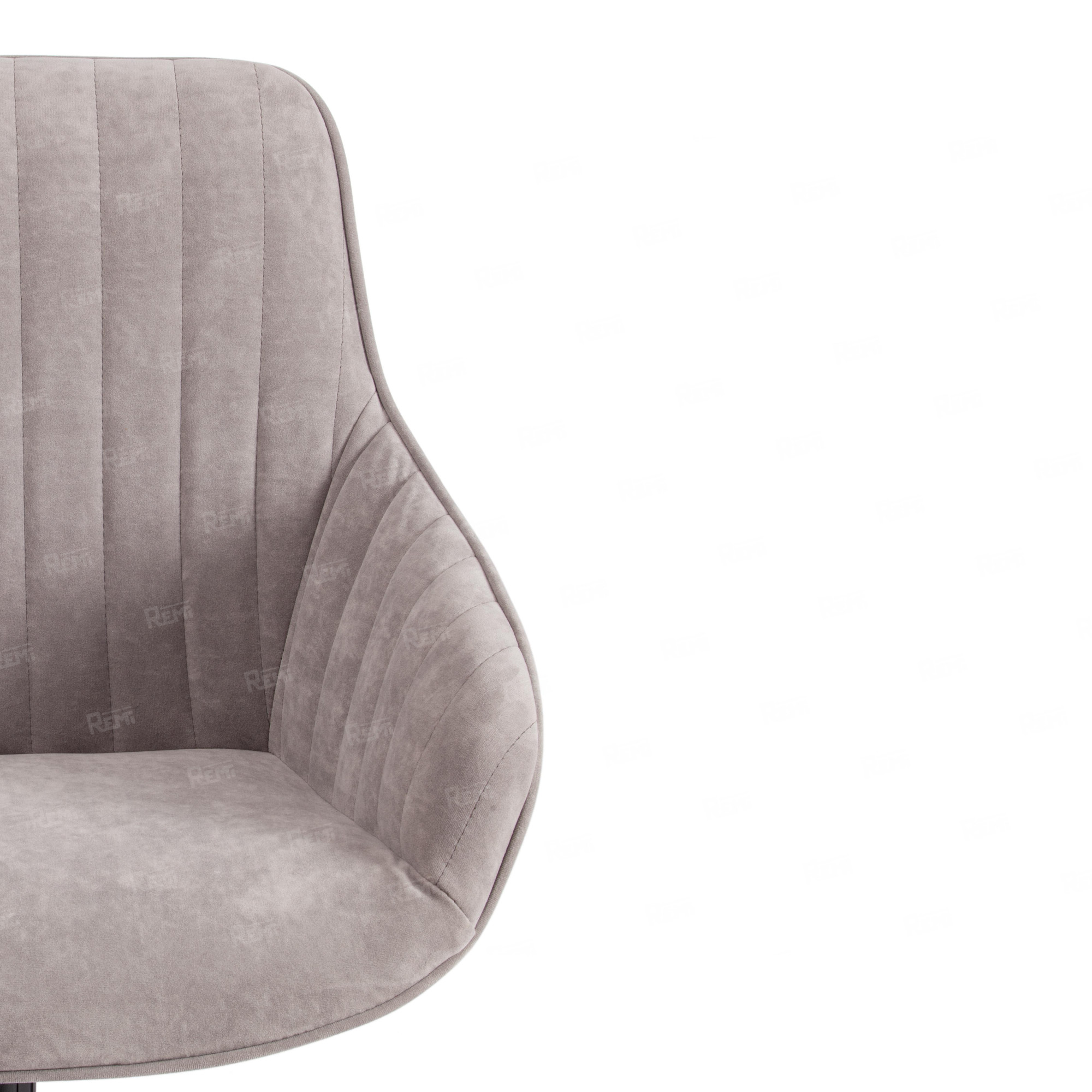 Кресло DUBLIN Светло-серый/Светло-серый, Велюр (арт. 19960)