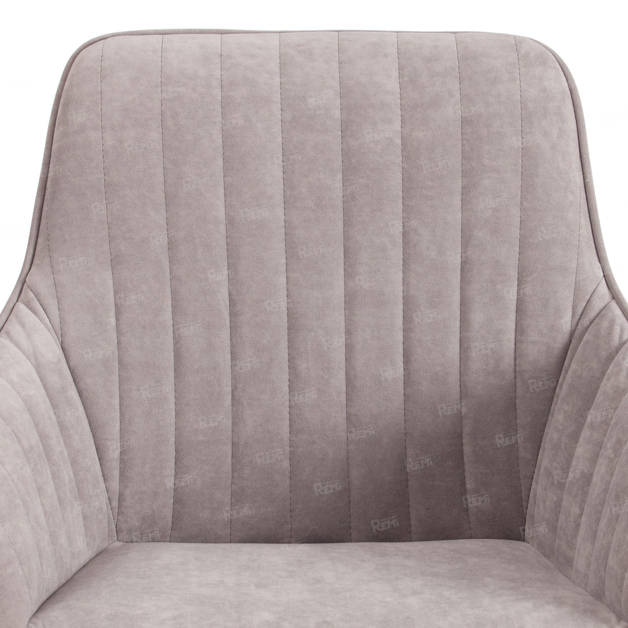 Кресло DUBLIN Светло-серый/Светло-серый, Велюр (арт. 19960)