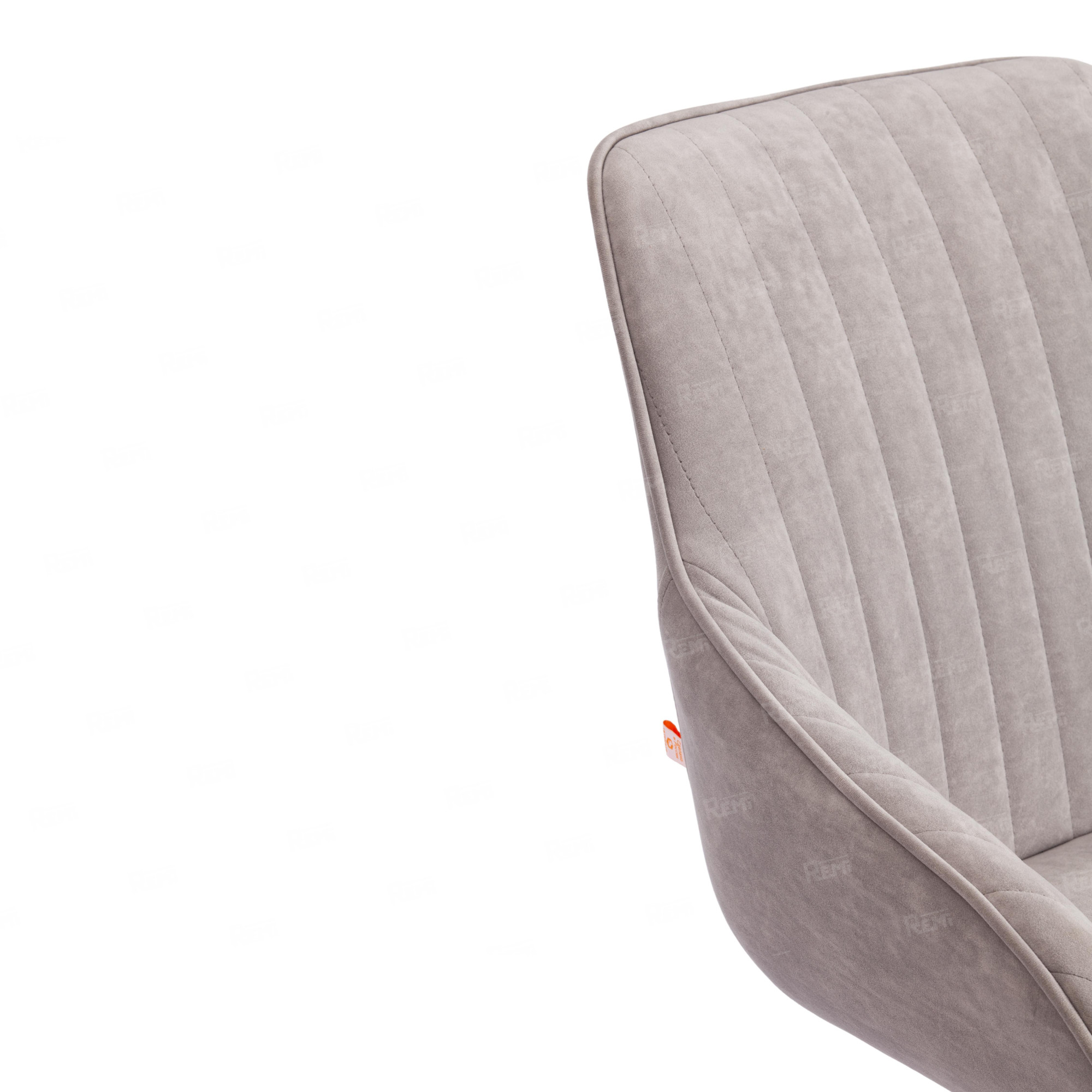 Кресло DUBLIN Светло-серый/Светло-серый, Велюр (арт. 19960)