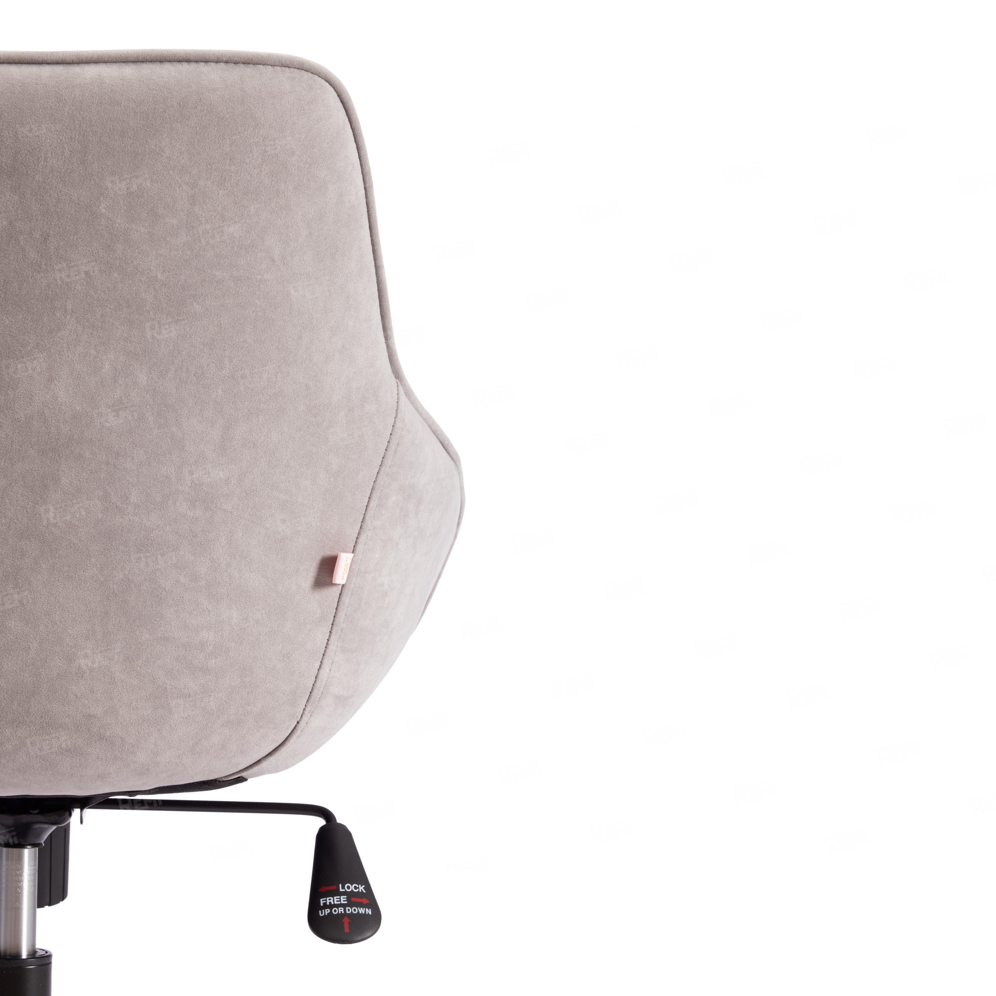 Кресло DUBLIN Светло-серый/Светло-серый, Велюр (арт. 19960)