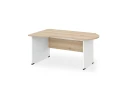 BRL RB004-160х100L Стол асимметричный левый 1600х1000х740 Акация/Белый