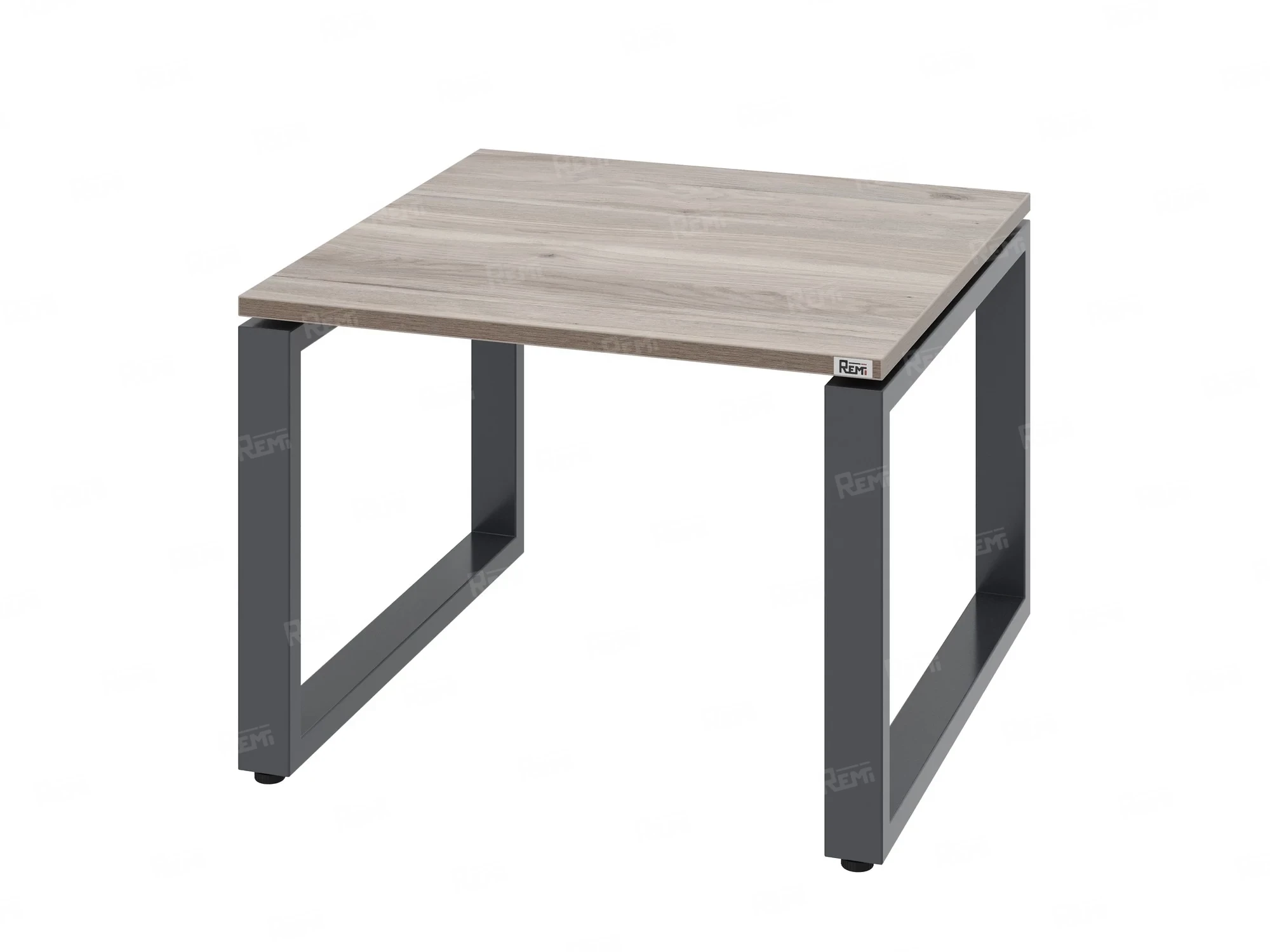 Журнальный стол с полкой 1200x600x550 RM182-12x6 Дуб Маувелла/Серый