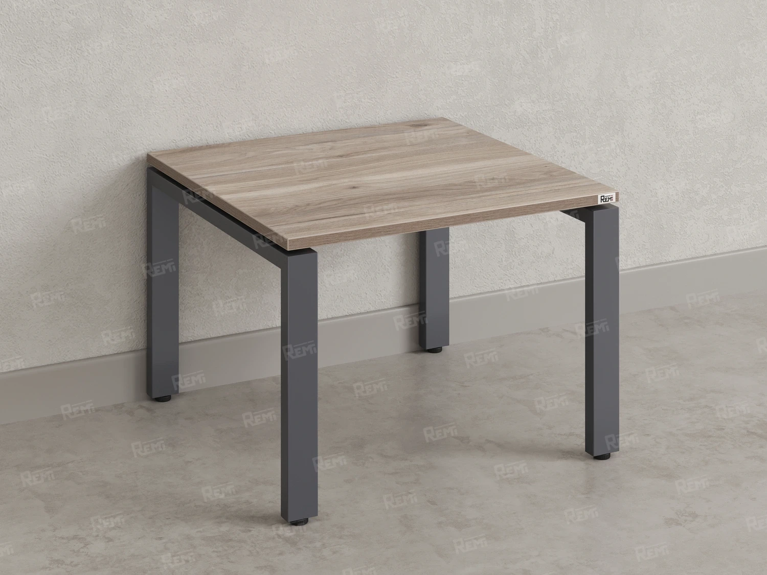 Журнальный стол с полкой 900x700x550 RM183-9x7 Дуб Маувелла/Серый