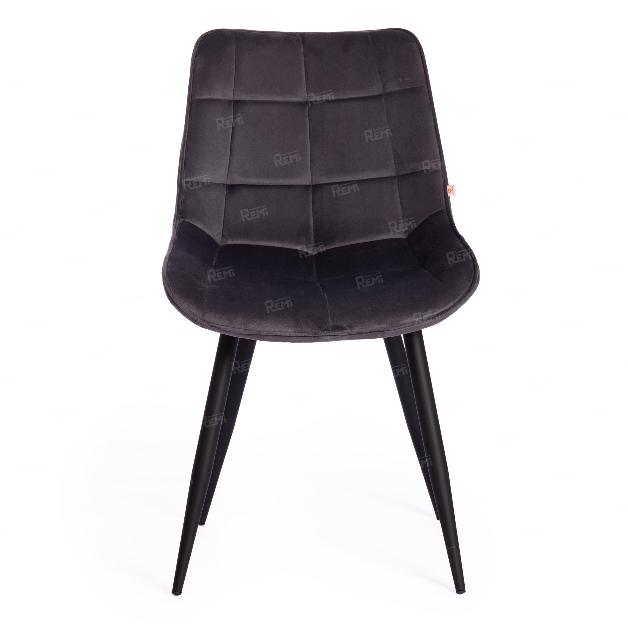 Стул ABRUZZO ( mod. 8060 ) Серый/Серый, Велюр (арт. 19106)