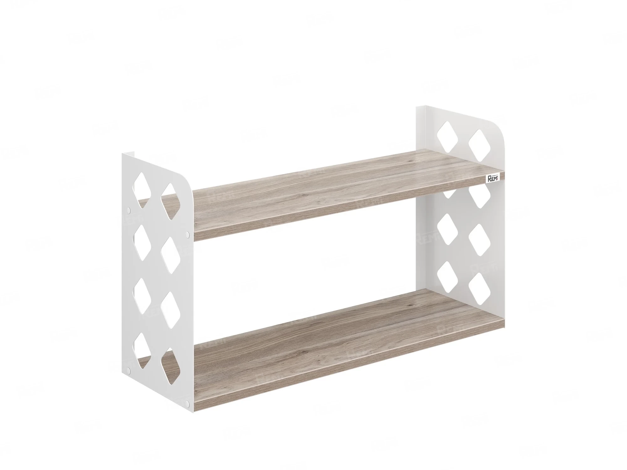 Полка настенная 900x300x500 RM192-90x30 Дуб Маувелла/Белый