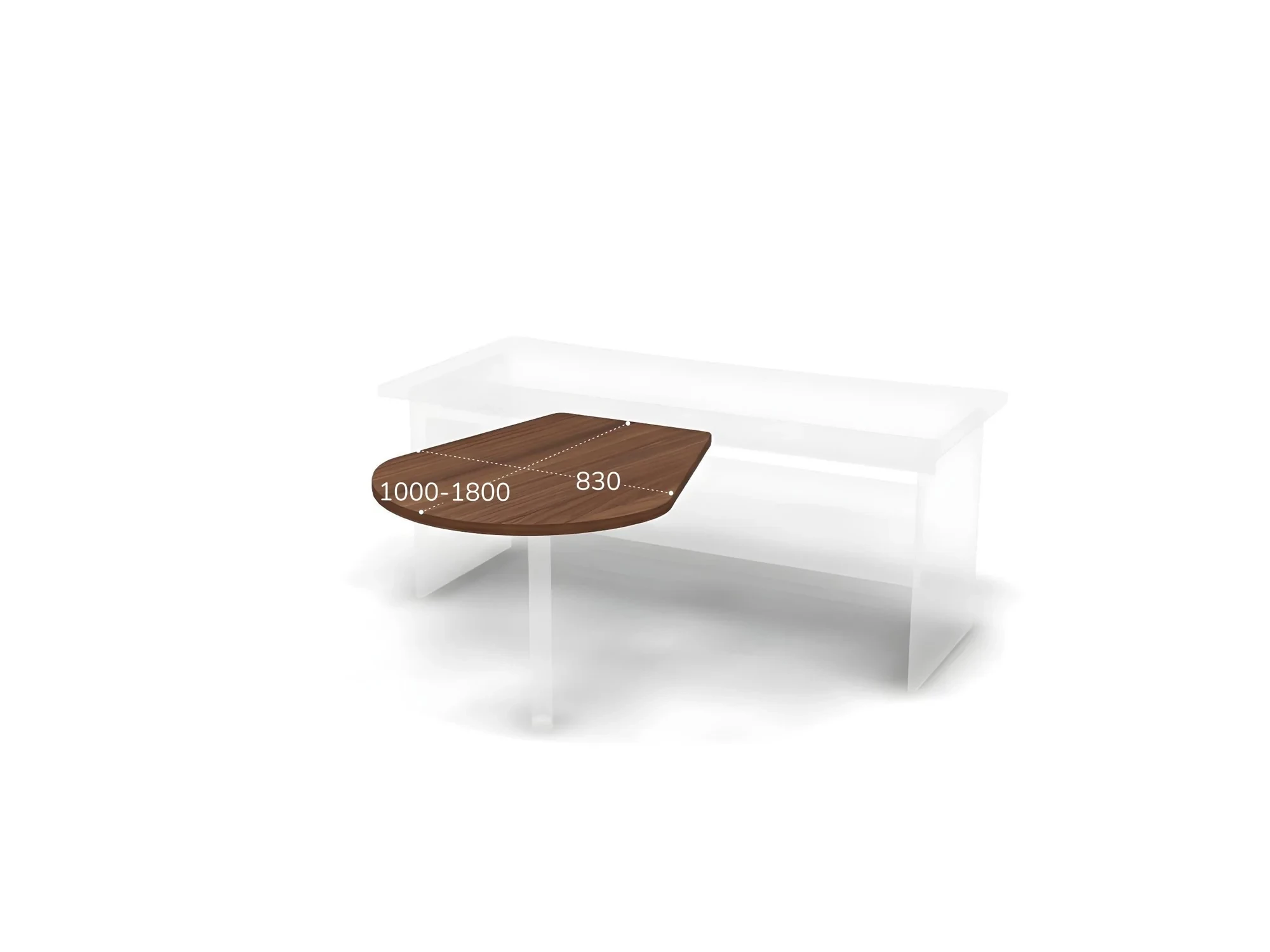 BRL RB029-120х83 Брифинг (без опоры) 1200х830х28 Орех Вармия