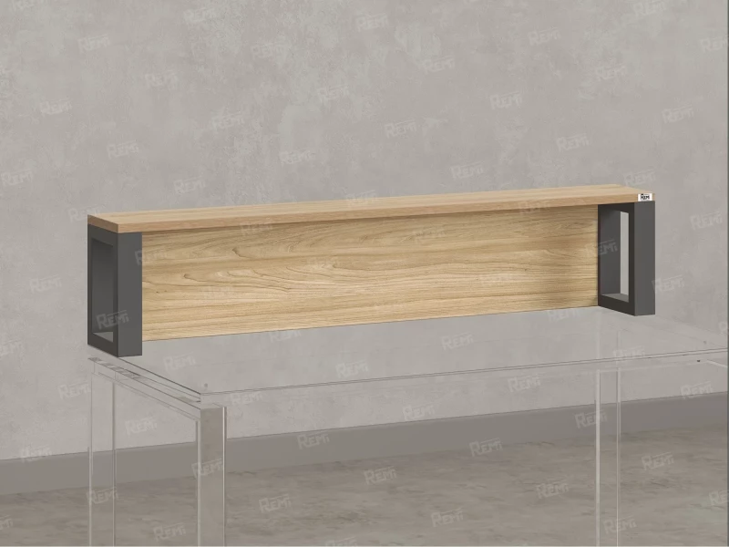 Надстройка для стола 800x200x300 RM208-80x40 Вяз Швейцарский Светлый/Серый