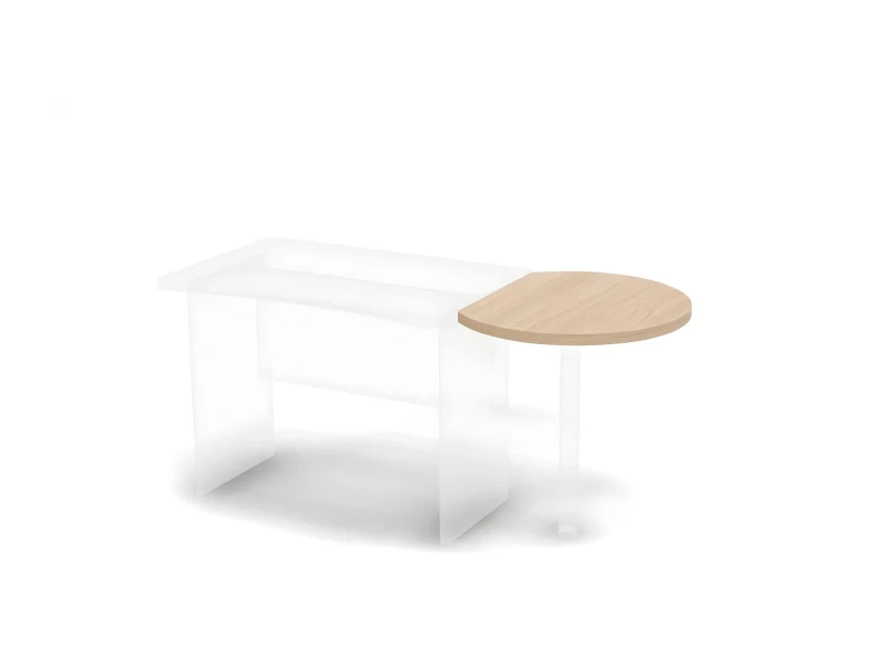 BRL RB022-60х70 Приставной элемент для стола 65 см (без опоры) 600х700х28 Акация