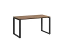 Стол прямой на O-образных опорах 1600x700x750 RM002-16x7 Дуб Юстус/Черный