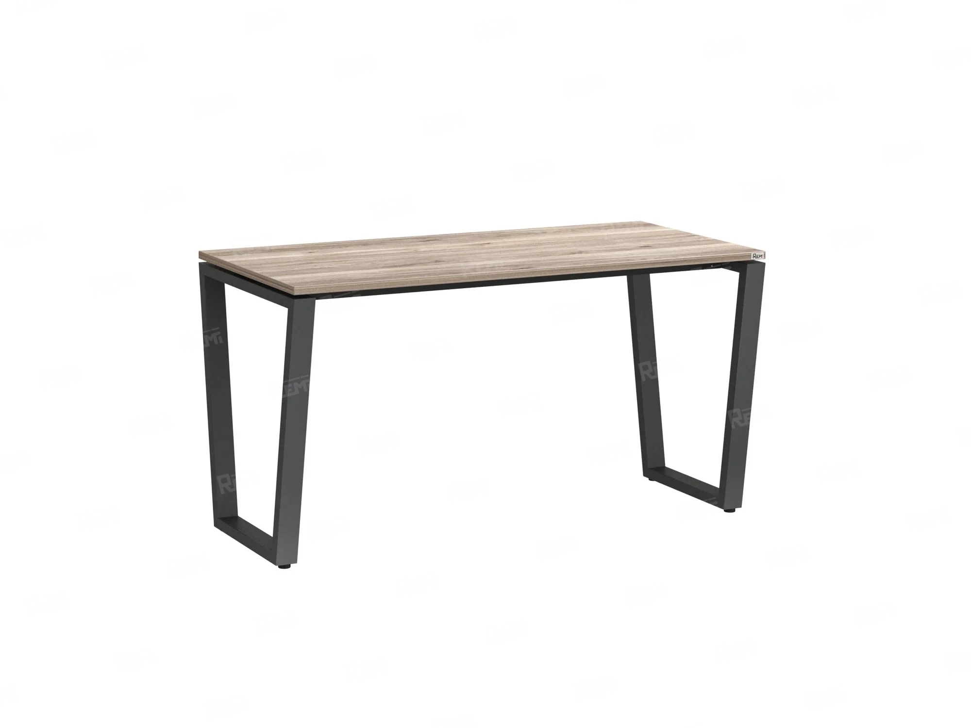 Стол прямой на U-образных опорах 2000x700x750 RM003-20x7 Дуб Маувелла/Серый