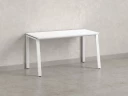 Стол прямой на Л-образных опорах 1600x600x750 RM004-16x6 Белый/Белый