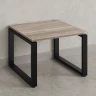 Журнальный стол с полкой 1200x600x550 RM182-12x6 Дуб Маувелла/Черный