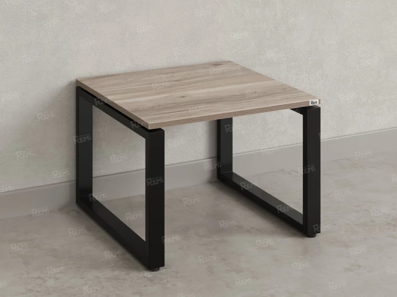 Журнальный стол с полкой 1200x600x550 RM182-12x6 Дуб Маувелла/Черный