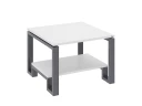 Журнальный стол с полкой 600x800x550 RM181-6x8 Белый/Серый