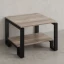 Журнальный стол с полкой 700x700x550 RM181-7x7 Дуб Маувелла/Черный