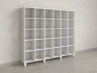 Стеллаж, 30 ячеек 2250х370х1980 RM143-225x37 Белый/Белый