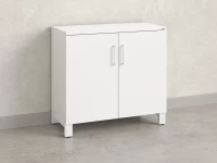 Шкаф низкий распашной, 2 уровня 900x600x850 RM147-90x60 Белый/Белый