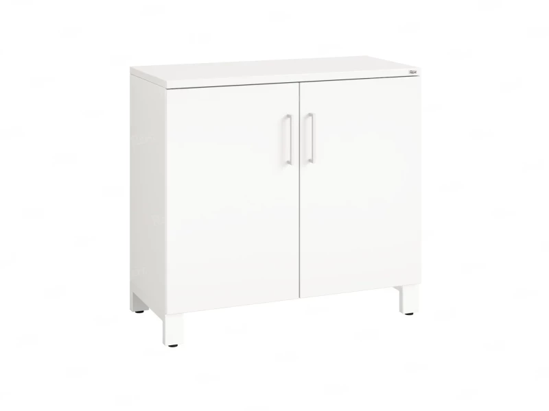 Шкаф низкий распашной, 2 уровня 900x600x850 RM147-90x60 Белый/Белый