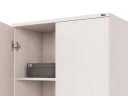 Шкаф RLG038 4 полки 700х350х1830 Дуб Молочный, Серия ЛАЙТ | LIGHT