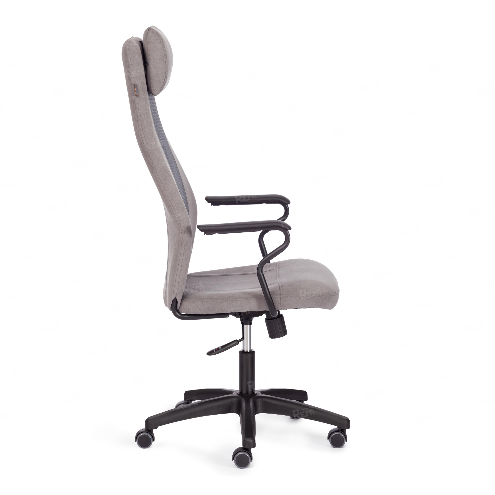 Кресло AVIATOR Серый/Черный, Флок (арт. 21644)