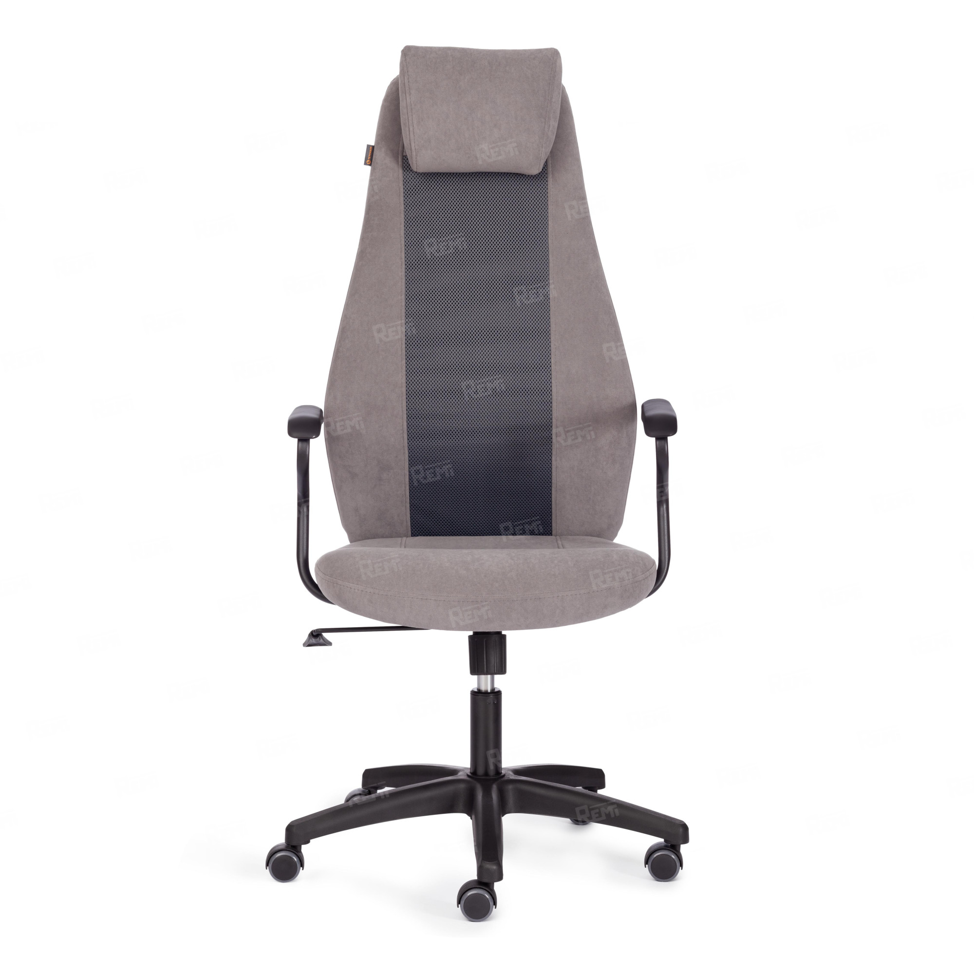 Кресло AVIATOR Серый/Черный, Флок (арт. 21644)