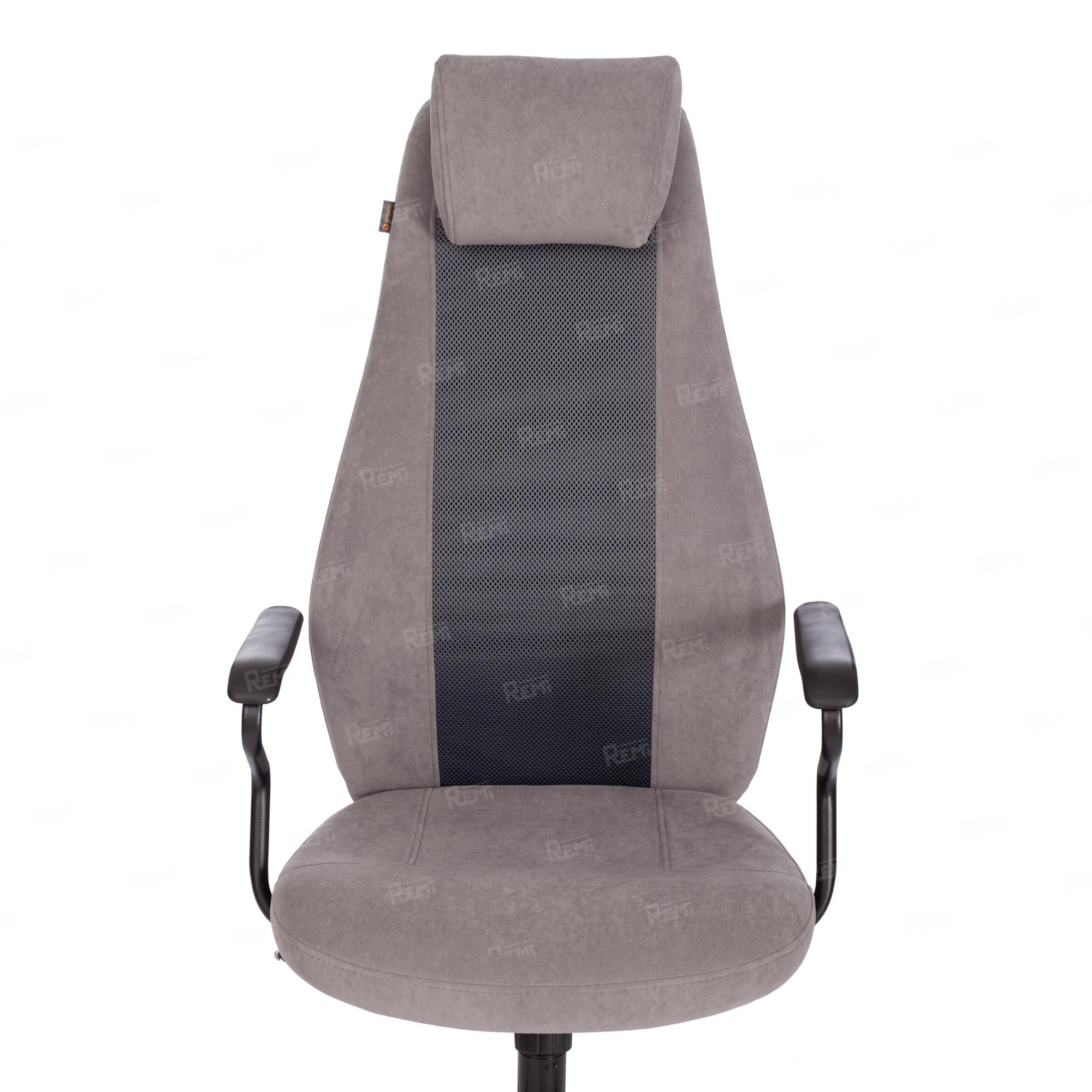 Кресло AVIATOR Серый/Черный, Флок (арт. 21644)