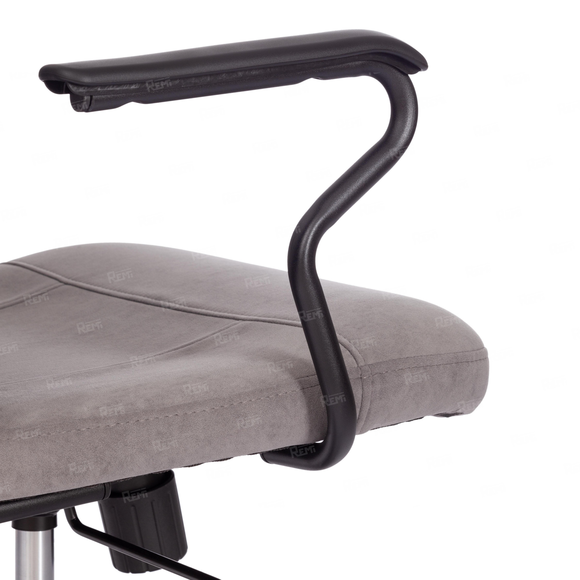 Кресло AVIATOR Серый/Черный, Флок (арт. 21644)