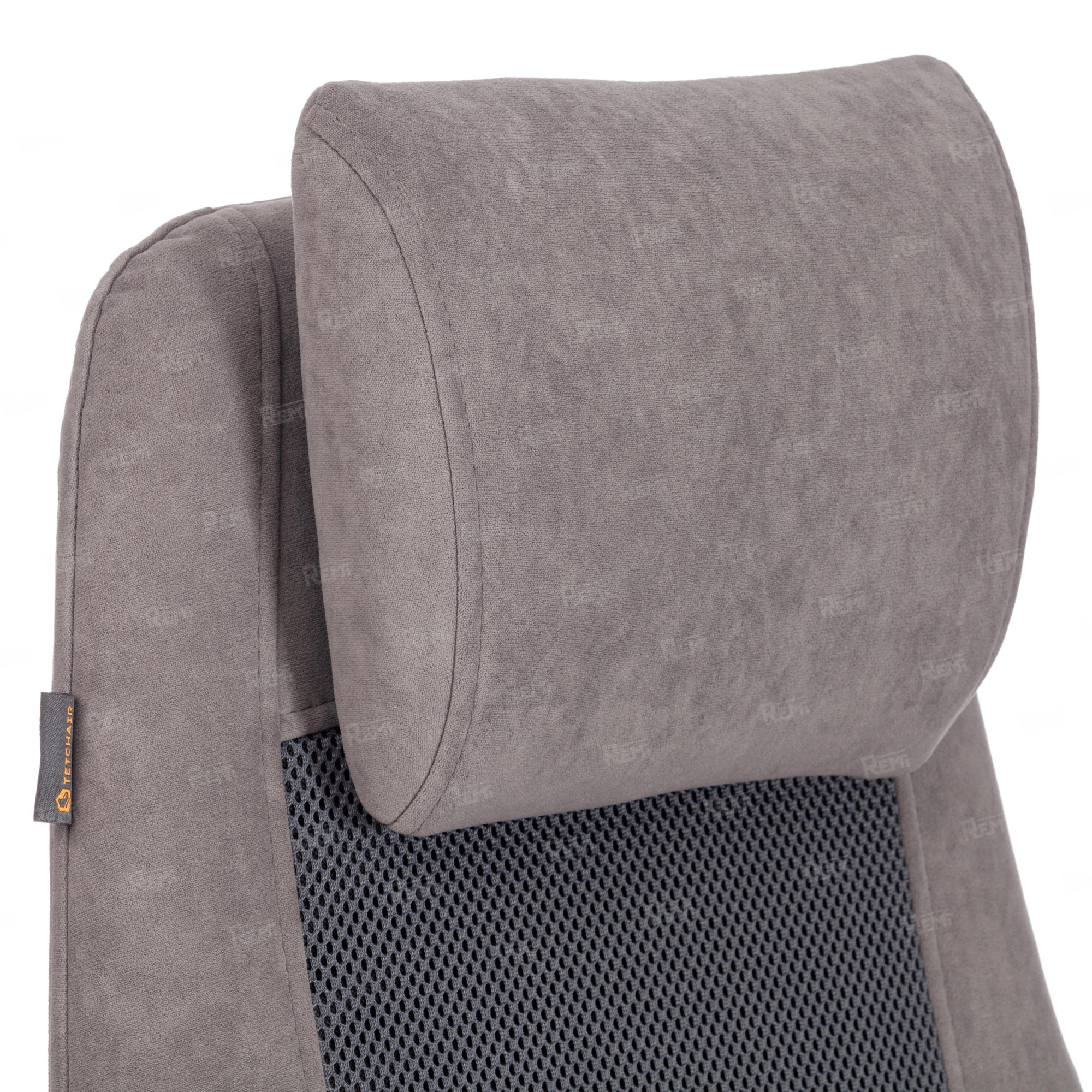 Кресло AVIATOR Серый/Черный, Флок (арт. 21644)