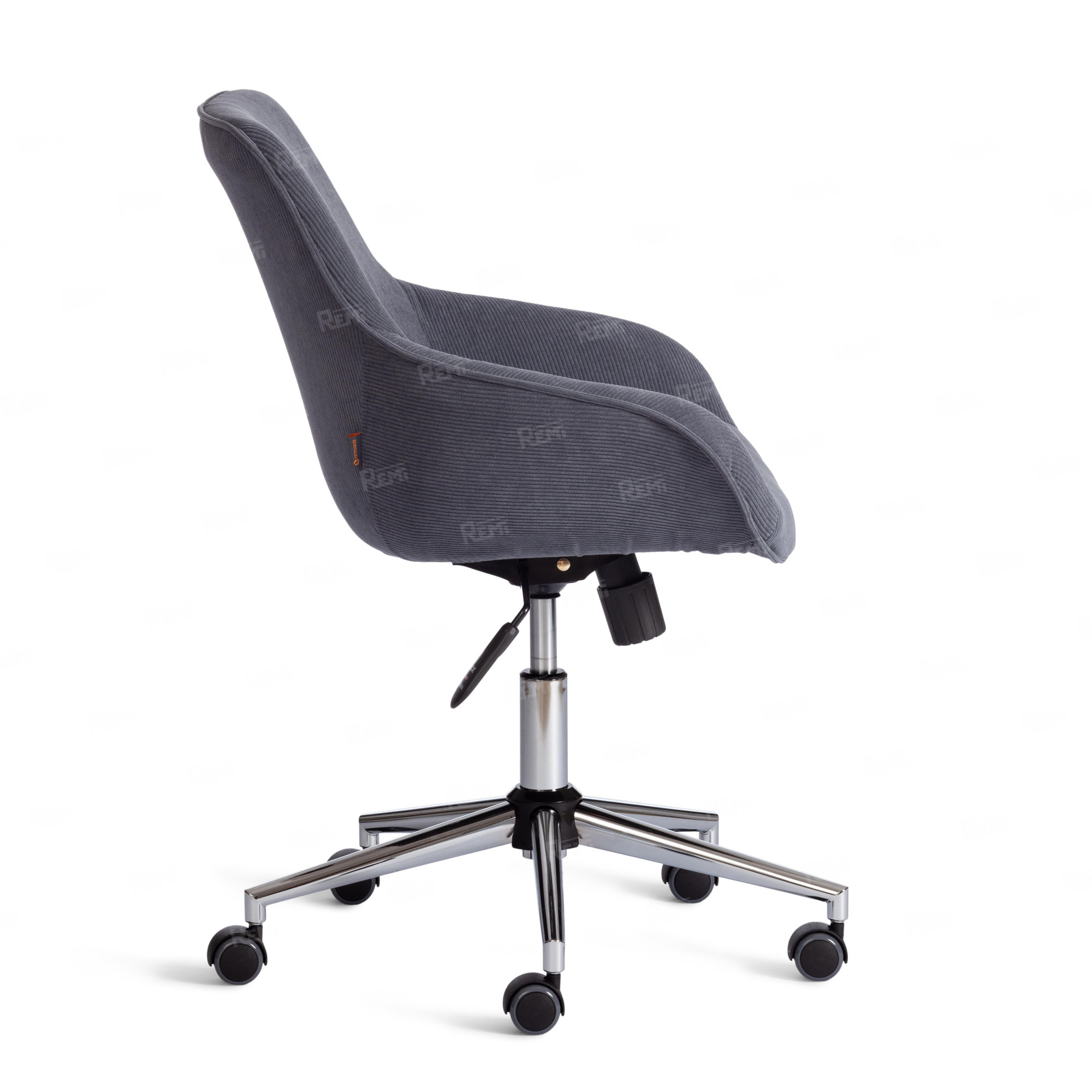 Кресло DUBLIN хром Графит/Графит, Вельвет (арт. 24322)