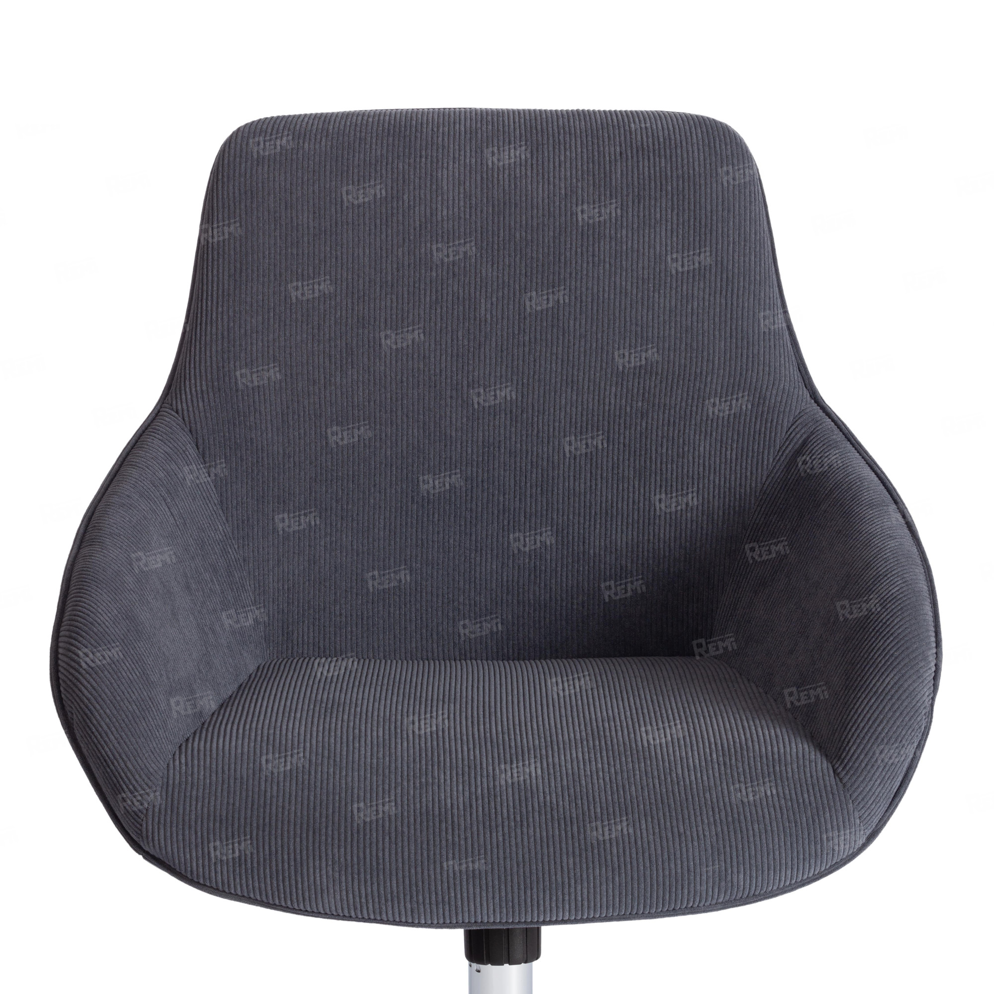 Кресло DUBLIN хром Графит/Графит, Вельвет (арт. 24322)