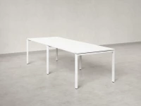 Cтол для переговоров, на П-образном каркасе 2000x1450x750 RM080-200x145 Белый/Белый