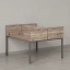 Бенч-система, 2 рабочих места, 5 ЛДСП экранов 1200x1200x750 RM165-4-12x12 Дуб Маувелла/Серый