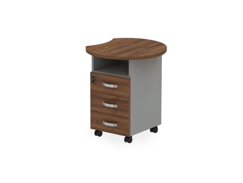 BRL RB087-64х70R Тумба приставная правая 640х700х740 Орех Вармия/Серый вулканический