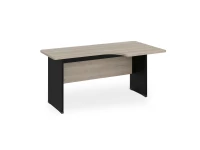 BRL RB085-140х95R Угловое рабочее место правое 1400х950х740 Шорвуд/Черный