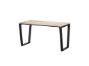 Стол прямой на U-образных опорах 2000x700x750 RM003-20x7 Дуб Маувелла/Черный
