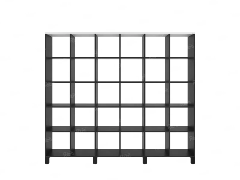 Стеллаж, 30 ячеек 2250х370х1980 RM143-225x37 Белый/Черный