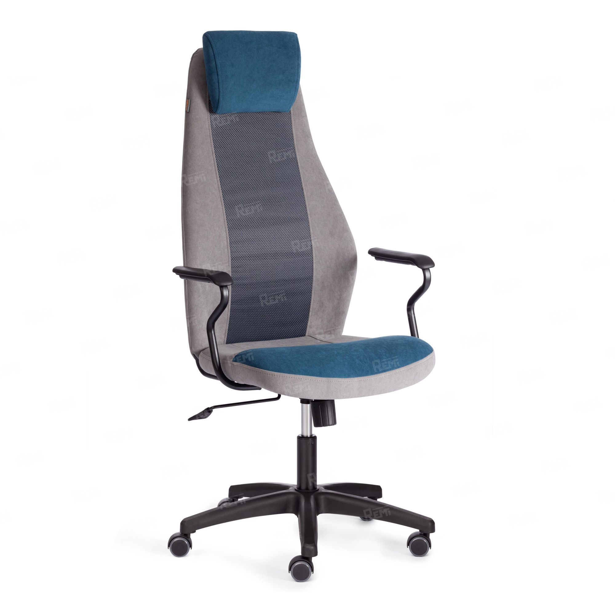 Кресло AVIATOR Синий/Серый, Флок (арт. 21645)