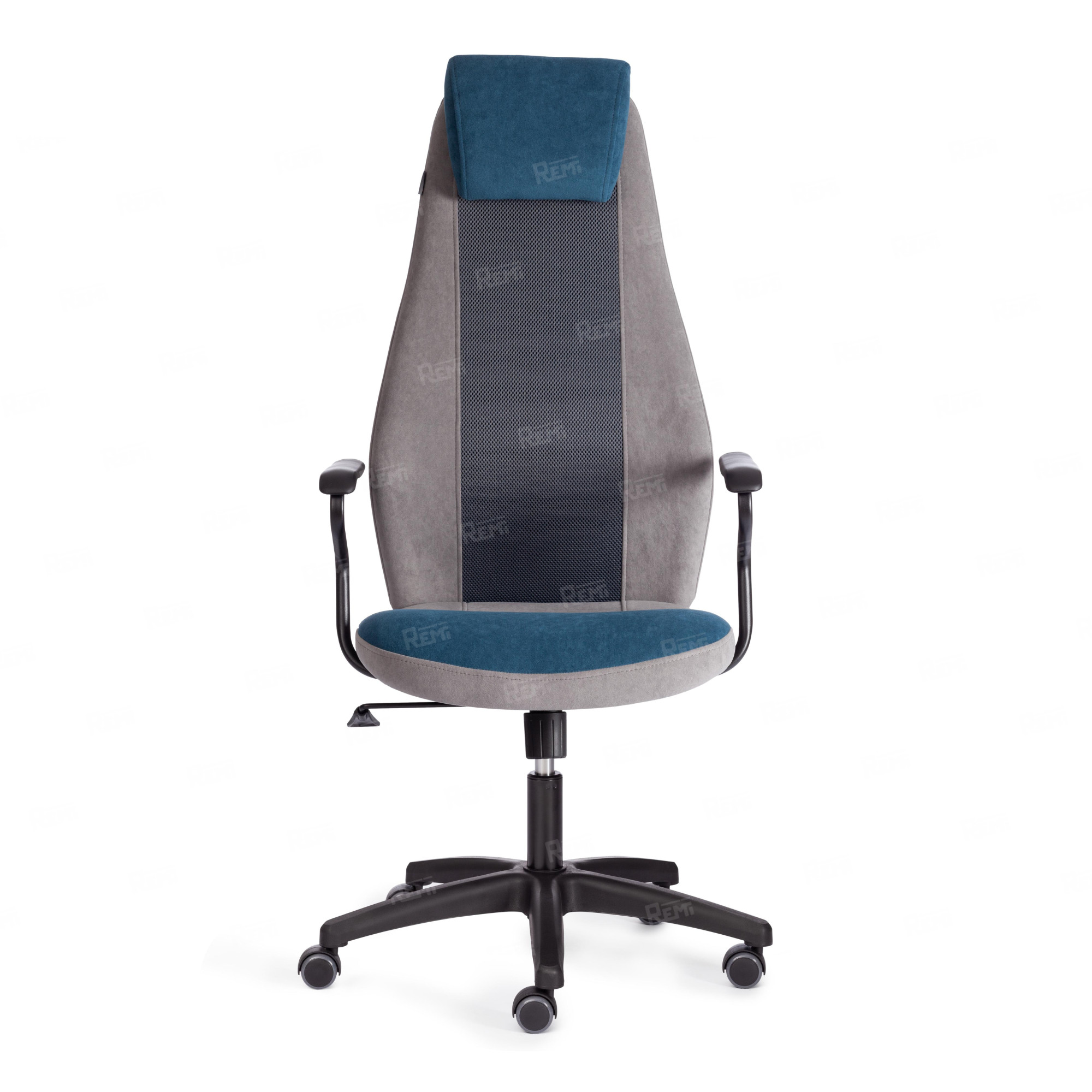 Кресло AVIATOR Синий/Серый, Флок (арт. 21645)